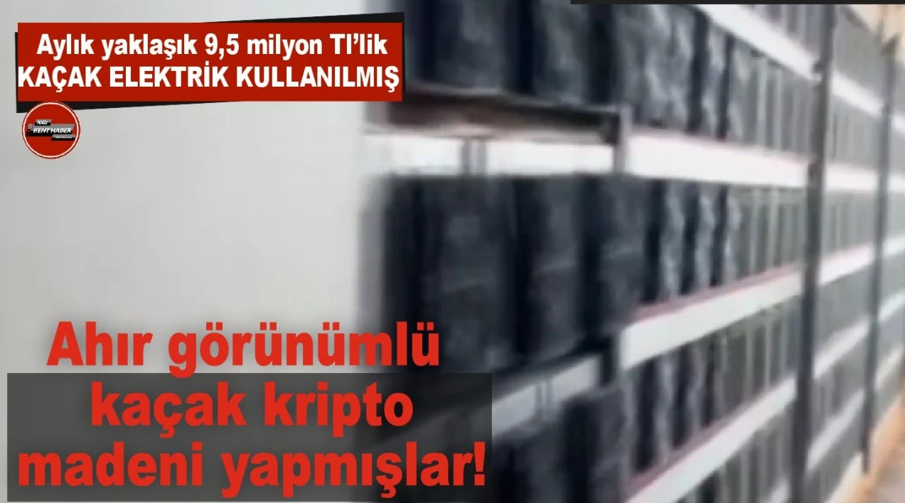 SKANDAL: Ahır görünümlü kaçak kripto madeni yapmışlar!